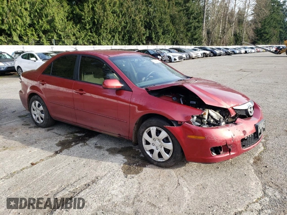 2006 Mazda 6 i with VIN 1YVFP80C065M60280, listed as a Copart auction lot 83695694 with 177,580 mi miles and Salvage Title. Bid and sale history available at carsss.com. Image 4.