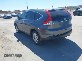 2013 Honda CR-V EX-L with VIN 2HKRM4H78DH610001, listed as a IAAI auction lot 41847397 with 98,239 mi miles. Bid and sale history available at carsss.com. Image 3.