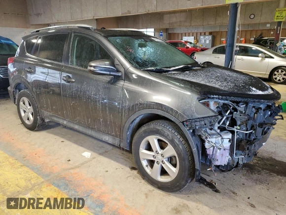 2014 Toyota RAV4 XLE with VIN JTMRFREV7ED095722, listed as a Copart auction lot 45107565 with 162,670 mi miles and Salvage Title. Bid and sale history available at DreamBid. Image 4.
