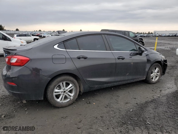 2017 Chevrolet Cruze LT with VIN 1G1BH5SE8H7271777, listed as a Copart auction lot 84192564 with 100,892 mi miles and Salvage Title. Bid and sale history available at carsss.com. Image 3.