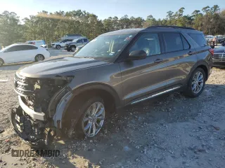 2021 Ford Explorer XLT with VIN 1FMSK7DH9MGA81374, listed as a Copart auction lot 46754345 with 32,838 mi miles and Salvage Title. Bid and sale history available at carsss.com. Image 1.