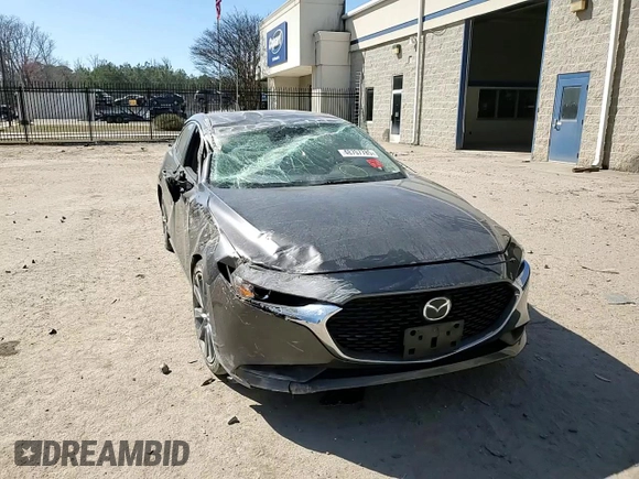 2020 Mazda 3 Select Package with VIN 3MZBPACL2LM131820, listed as a Copart auction lot 48707785 with Not Provided miles and Salvage Title. Bid and sale history available at carsss.com. Image 10.