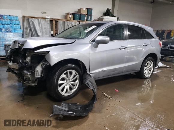 2016 Acura RDX with VIN 5J8TB4H34GL020338, listed as a Copart auction lot 88171645 with 106,935 mi miles and Salvage Title. Bid and sale history available at carsss.com. Image 1.