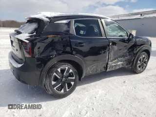 2025 Nissan Kicks SV with VIN 3N8AP6CB1SL335228, listed as a Copart auction lot 46030455 with 49 mi miles and Salvage Title. Bid and sale history available at carsss.com. Image 3.
