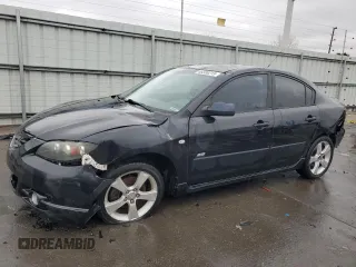 2005 Mazda 3 s with VIN JM1BK323551247446, listed as a Copart auction lot 48338215 with 163,744 mi miles and Salvage Title. Bid and sale history available at carsss.com. Image 1.