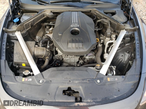 2020 Kia Stinger GT-Line with VIN KNAE15LA7L6076947, listed as a Copart auction lot 78485194 with 34,053 mi miles and Salvage Title. Bid and sale history available at DreamBid. Image 11.