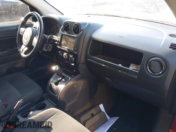 2013 Jeep Compass Latitude with VIN 1C4NJDEB3DD186328, listed as a IAAI auction lot 41357490 with 212,608 mi miles. Bid and sale history available at carsss.com. Image 5.