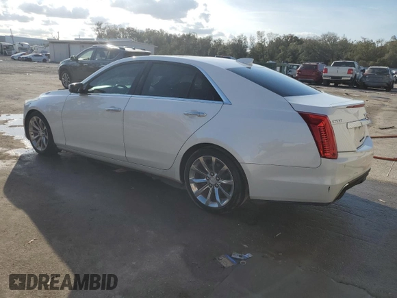 2017 Cadillac CTS Luxury RWD with VIN 1G6AR5SS3H0207633, listed as a Copart auction lot 43589845 with 93,920 mi miles and Salvage Title. Bid and sale history available at DreamBid. Image 2.