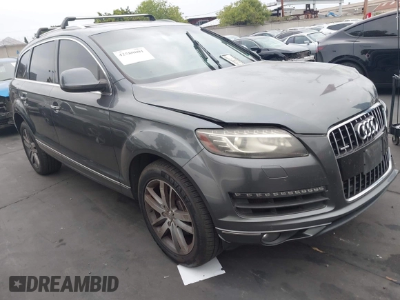 2015 Audi Q7 Premium Plus with VIN WA1LGAFE9FD003878, listed as a IAAI auction lot 42580801 with 160,949 mi miles and . Bid and sale history available at DreamBid. Image 1.