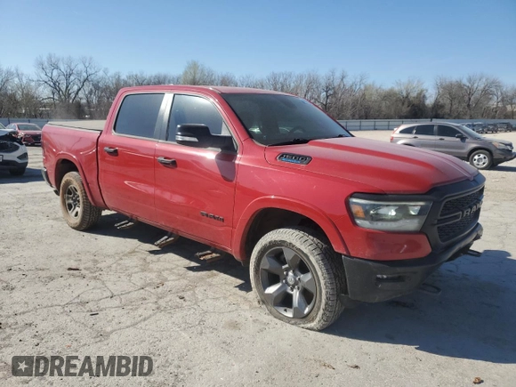 2022 Ram 1500 Big Horn with VIN 1C6RRFFG9NN251119, listed as a Copart auction lot 48935875 with 41,531 mi miles and Salvage Title. Bid and sale history available at carsss.com. Image 4.