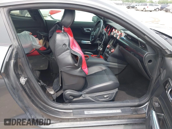 2019 Ford Mustang EcoBoost with VIN 1FA6P8TH6K5106082, listed as a IAAI auction lot 42466881 with 105,323 mi miles and . Bid and sale history available at DreamBid. Image 5.