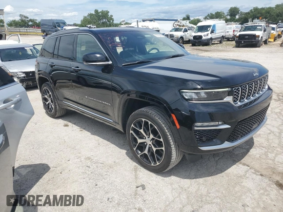 2022 Jeep Grand Cherokee Summit Reserve with VIN 1C4RJHETXN8503565, listed as a Copart auction lot 63758425 with 57,598 mi miles and Salvage title. Bid and sale history available at DreamBid. Image 4.