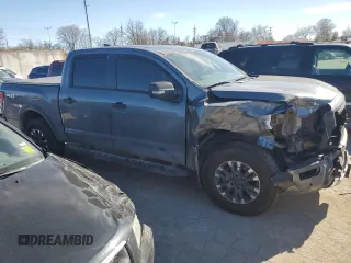 2023 Nissan Titan SV z VIN 1N6AA1ED4PN116721, wystawiony jako Copart lot #45902004 z przebiegiem 7 075 mil mil oraz Szkoda całkowita • Salvage title. Historia ofert i sprzedaży dostępna na DreamBid. Obrazek 4.