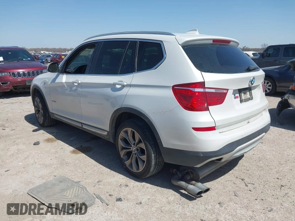 2017 BMW X3 xDrive28i with VIN 5UXWX9C50H0T05915, listed as a IAAI auction lot 41848841 with 64,062 mi miles and . Bid and sale history available at DreamBid. Image 3.