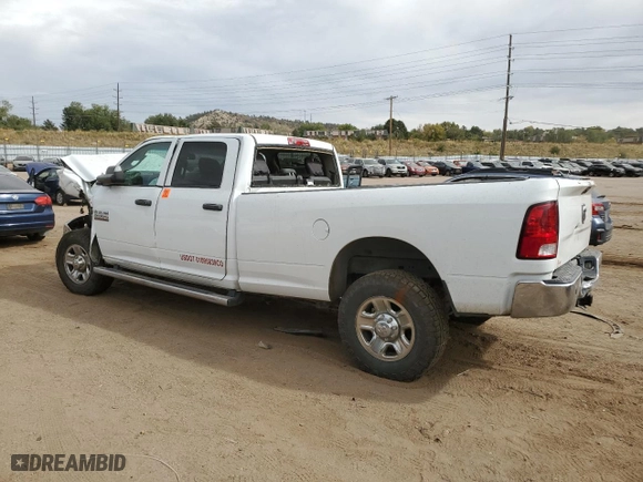 2016 Ram 2500 Tradesman with VIN 3C6UR5HL0GG311704, listed as a Copart auction lot 76388334 with 0 mi miles and Salvage Title. Bid and sale history available at carsss.com. Image 2.