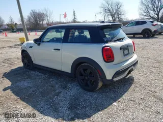 2023 MINI Hardtop 2 Door Cooper S with VIN WMW53DH09P2T13990, listed as a IAAI auction lot 41780668 with 17,105 mi miles. Bid and sale history available at carsss.com. Image 3.