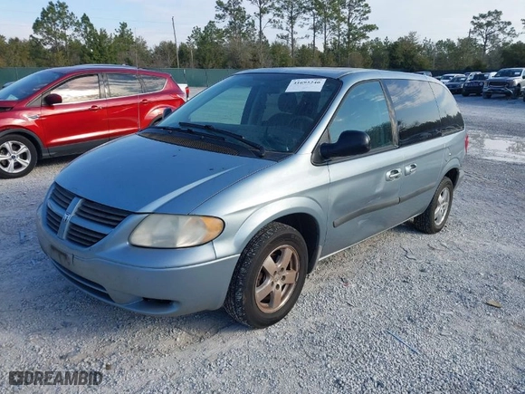 2006 Dodge Caravan SXT with VIN 1D4GP45R86B577853, listed as a IAAI auction lot 41695240 with 167,391 mi miles. Bid and sale history available at carsss.com. Image 2.