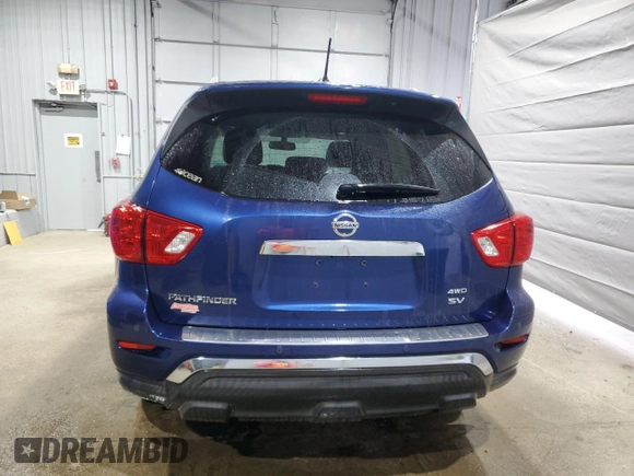 2017 Nissan Pathfinder SV with VIN 5N1DR2MM9HC902958, listed as a Copart auction lot 53950335 with 157,553 mi miles and Salvage title. Bid and sale history available at DreamBid. Image 6.