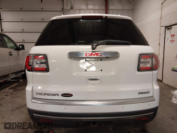 2016 GMC Acadia SLT with VIN 1GKKVSKDXGJ149675, listed as a IAAI auction lot 41833445 with 176,706 mi miles and . Bid and sale history available at DreamBid. Image 16.