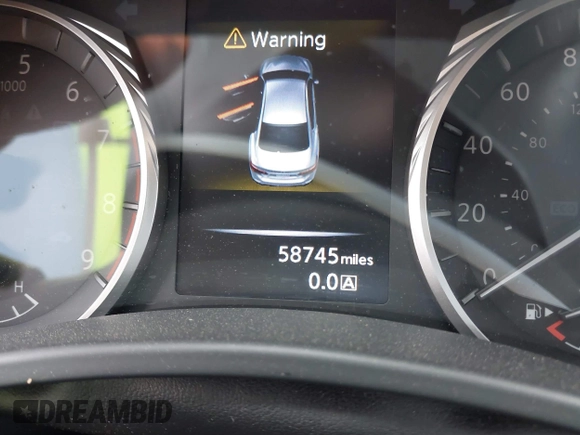 2020 Infiniti Q50 Luxe with VIN JN1EV7AP6LM204443, listed as a IAAI auction lot 42039728 with 58,745 mi miles and . Bid and sale history available at DreamBid. Image 15.