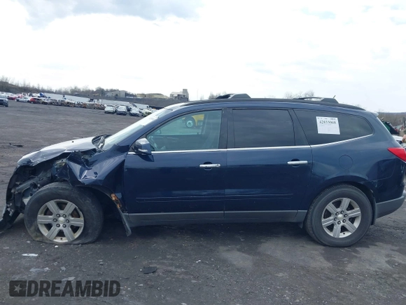 2011 Chevrolet Traverse 1LT with VIN 1GNKVGEDXBJ223343, listed as a IAAI auction lot 42033068 with 195,519 mi miles and . Bid and sale history available at DreamBid. Image 14.