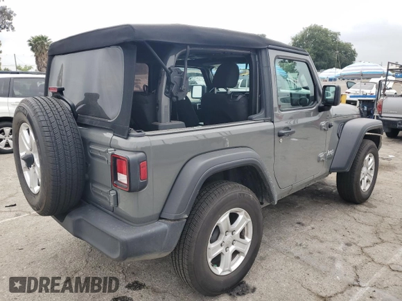 2020 Jeep Wrangler Sport S with VIN 1C4GJXAN8LW130902, listed as a Copart auction lot 53891425 with 64,858 mi miles and Salvage title. Bid and sale history available at DreamBid. Image 3.