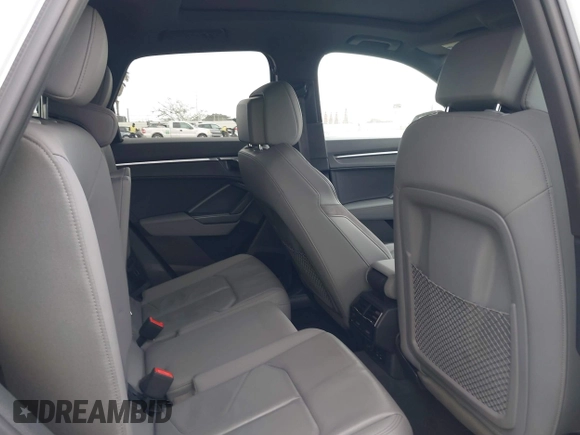 2022 Audi Q3 S line Premium Plus with VIN WA1EECF35N1017446, listed as a IAAI auction lot 42083430 with 37,713 mi miles and . Bid and sale history available at DreamBid. Image 8.
