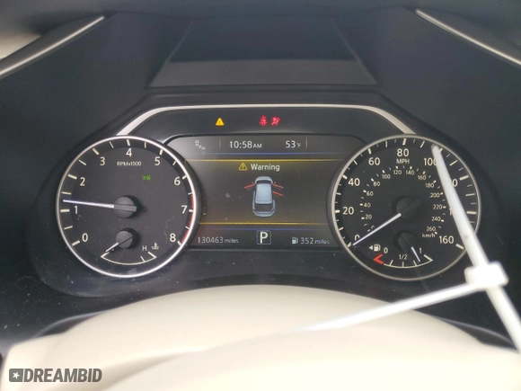 2016 Nissan Murano SL with VIN 5N1AZ2MG6GN116664, listed as a Copart auction lot 85786824 with 130,463 mi miles and Salvage Title. Bid and sale history available at carsss.com. Image 9.