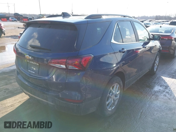 2022 Chevrolet Equinox LT z VIN 3GNAXKEVXNL243123, wystawiony jako IAAI lot #41628714 z przebiegiem 48 774 mil mil oraz . Historia ofert i sprzedaży dostępna na DreamBid. Obrazek 4.