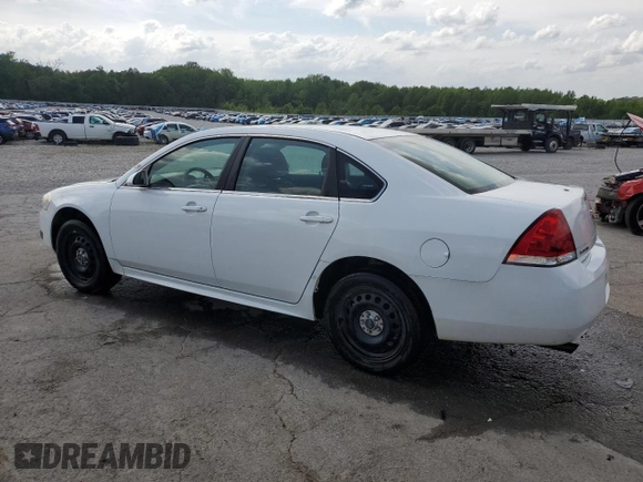2014 Chevrolet Impala Police Police z VIN 2G1WD5E34E1158876, wystawiony jako Copart lot #55107095 z przebiegiem 151 734 mil mil oraz Szkoda całkowita • Salvage title. Historia ofert i sprzedaży dostępna na DreamBid. Obrazek 2.