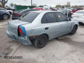 2003 Hyundai Accent GL с VIN KMHCG45C93U496234, выставлен на аукционе IAAI как лот 38787449 с пробегом 191 590 миль миль и . История ставок и продаж доступна на DreamBid. Изображение 4.