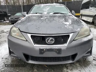 2012 Lexus IS 250 with VIN JTHCF5C25C5059413, listed as a Copart auction lot 87642065 with 108,205 mi miles and Salvage Title. Bid and sale history available at DreamBid. Image 5.