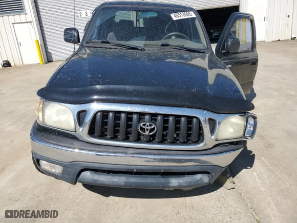 2001 Toyota Tacoma with VIN 5TEHN72N81Z805607, listed as a Copart auction lot 48513605 with 284,659 mi miles and Salvage Title. Bid and sale history available at carsss.com. Image 5.