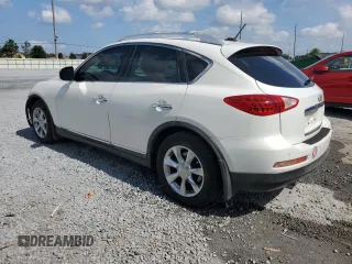 2008 Infiniti EX Journey with VIN JNKAJ09F28M352377, listed as a Copart auction lot 58261205 with 136,454 mi miles and Salvage title. Bid and sale history available at DreamBid. Image 2.
