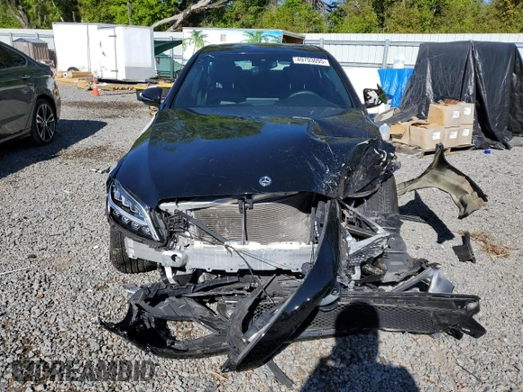 2021 Mercedes-Benz C 300 with VIN W1KWF8DB1MR605185, listed as a Copart auction lot 49703095 with Not provided miles and Non repairable. Bid and sale history available at DreamBid. Image 5.