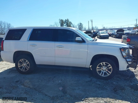 2017 Chevrolet Tahoe Commercial with VIN 1GNSKFEC8HR216301, listed as a IAAI auction lot 41602286 with 160,619 mi miles. Bid and sale history available at carsss.com. Image 13.