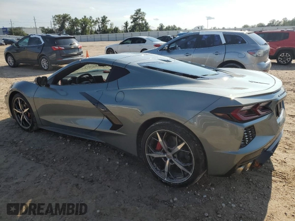 2022 Chevrolet Corvette 2LT with VIN 1G1YB2D47N5110763, listed as a Copart auction lot 63411194 with 0 mi miles and Salvage Title. Bid and sale history available at carsss.com. Image 2.