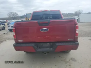 2018 Ford F-150 XL with VIN 1FTEW1EG9JFA21542, listed as a Copart auction lot 54735885 with 135,096 mi miles and Clean Title. Bid and sale history available at carsss.com. Image 6.