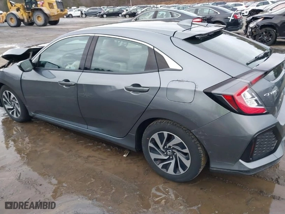 2018 Honda Civic Hatchback LX with VIN SHHFK7H23JU428696, listed as a IAAI auction lot 41742798 with NaN miles. Bid and sale history available at carsss.com. Image 14.