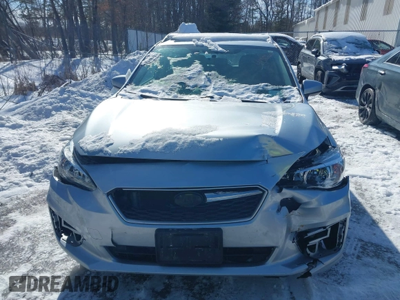 2019 Subaru Impreza Premium with VIN 4S3GTAC67K3712213, listed as a IAAI auction lot 41582618 with 1 mi miles. Bid and sale history available at carsss.com. Image 11.