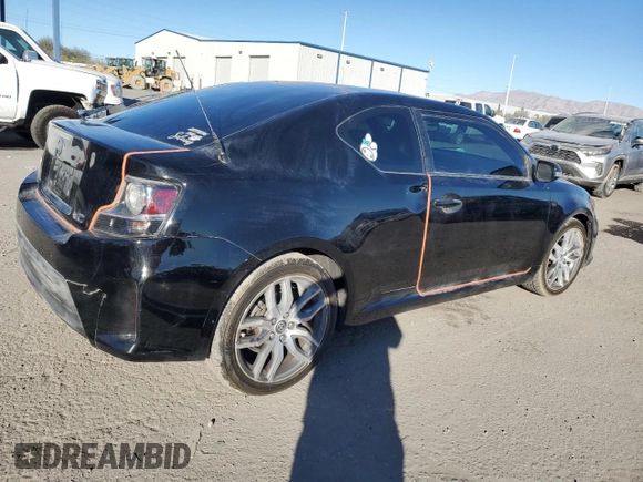 2016 Scion tC with VIN JTKJF5C73GJ019891, listed as a Copart auction lot 41480885 with 107,303 mi miles and Salvage Title. Bid and sale history available at carsss.com. Image 3.