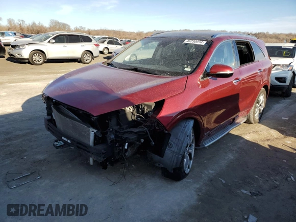 2019 Kia Sorento SX Limited with VIN 5XYPKDA55KG525546, listed as a Copart auction lot 45250914 with 67,891 mi miles and Salvage Title. Bid and sale history available at carsss.com. Image 1.