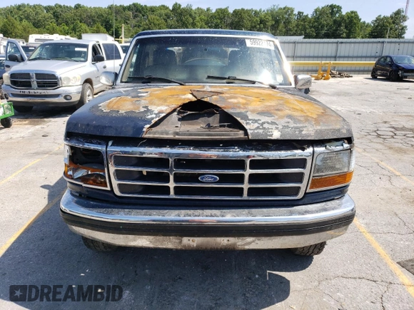 1992 Ford Bronco Custom with VIN 1FMEU15HXNLA27805, listed as a Copart auction lot 59922174 with Not Provided miles and Salvage Title. Bid and sale history available at DreamBid. Image 5.