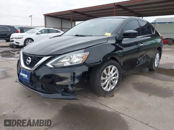 2019 Nissan Sentra SV with VIN 3N1AB7APXKY239344, listed as a IAAI auction lot 41680484 with 58,386 mi miles and . Bid and sale history available at DreamBid. Image 2.
