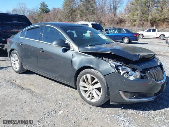 2016 Buick Regal with VIN 2G4GK5EX4G9206350, listed as a IAAI auction lot 41501080 with NaN miles. Bid and sale history available at carsss.com. Image 1.