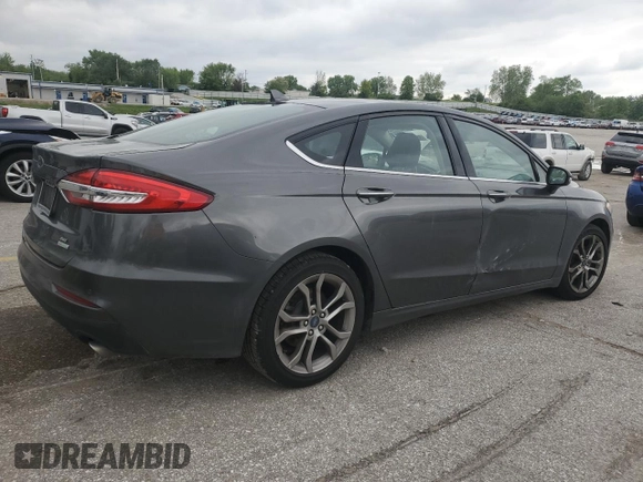 2020 Ford Fusion SEL with VIN 3FA6P0CD8LR195828, listed as a Copart auction lot 55522305 with 163,959 mi miles and Salvage title. Bid and sale history available at DreamBid. Image 3.