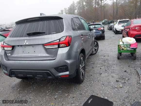 2021 Mitsubishi Outlander Sport ES with VIN JA4ARUAU1MU010693, listed as a IAAI auction lot 41572720 with 71,444 mi miles. Bid and sale history available at carsss.com. Image 4.