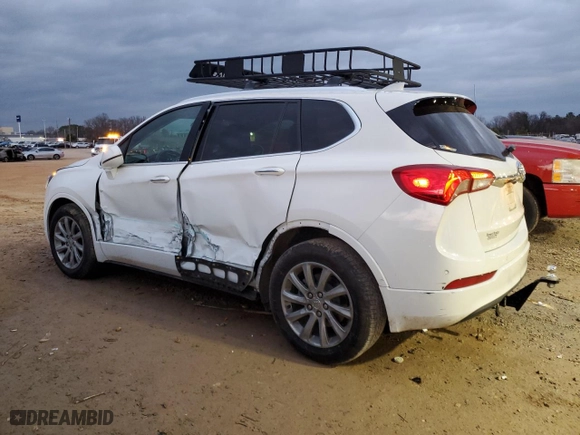2020 Buick Envision Essence with VIN LRBFXCSA3LD227773, listed as a Copart auction lot 88946335 with 61,366 mi miles and Salvage Title. Bid and sale history available at carsss.com. Image 2.