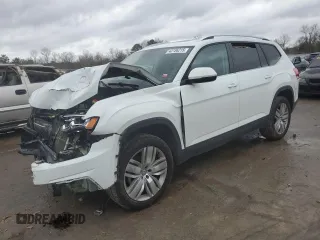 2019 Volkswagen Atlas 3.6L V6 SE w/Technology with VIN 1V2WR2CA8KC604556, listed as a Copart auction lot 43156215 with 92,166 mi miles and Salvage Title. Bid and sale history available at carsss.com. Image 1.