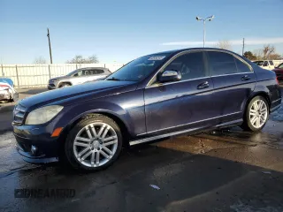 2008 Mercedes-Benz C 300 Sport with VIN WDDGF81X28F096915, listed as a Copart auction lot 48958385 with 117,507 mi miles and Salvage Title. Bid and sale history available at carsss.com. Image 1.